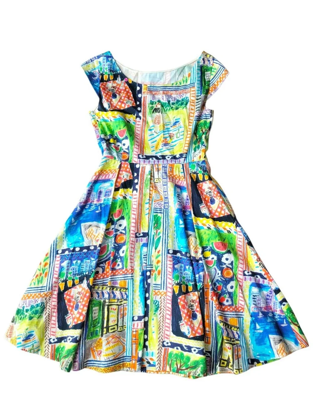 Kate Spade Mariella Plan a Picnic Dress Size 2